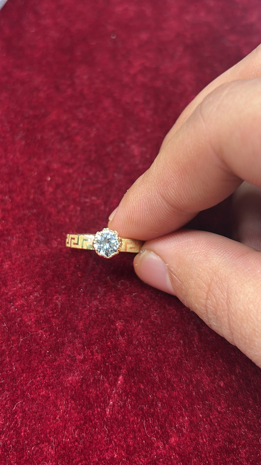 ANELLO GRECA ORO18KT