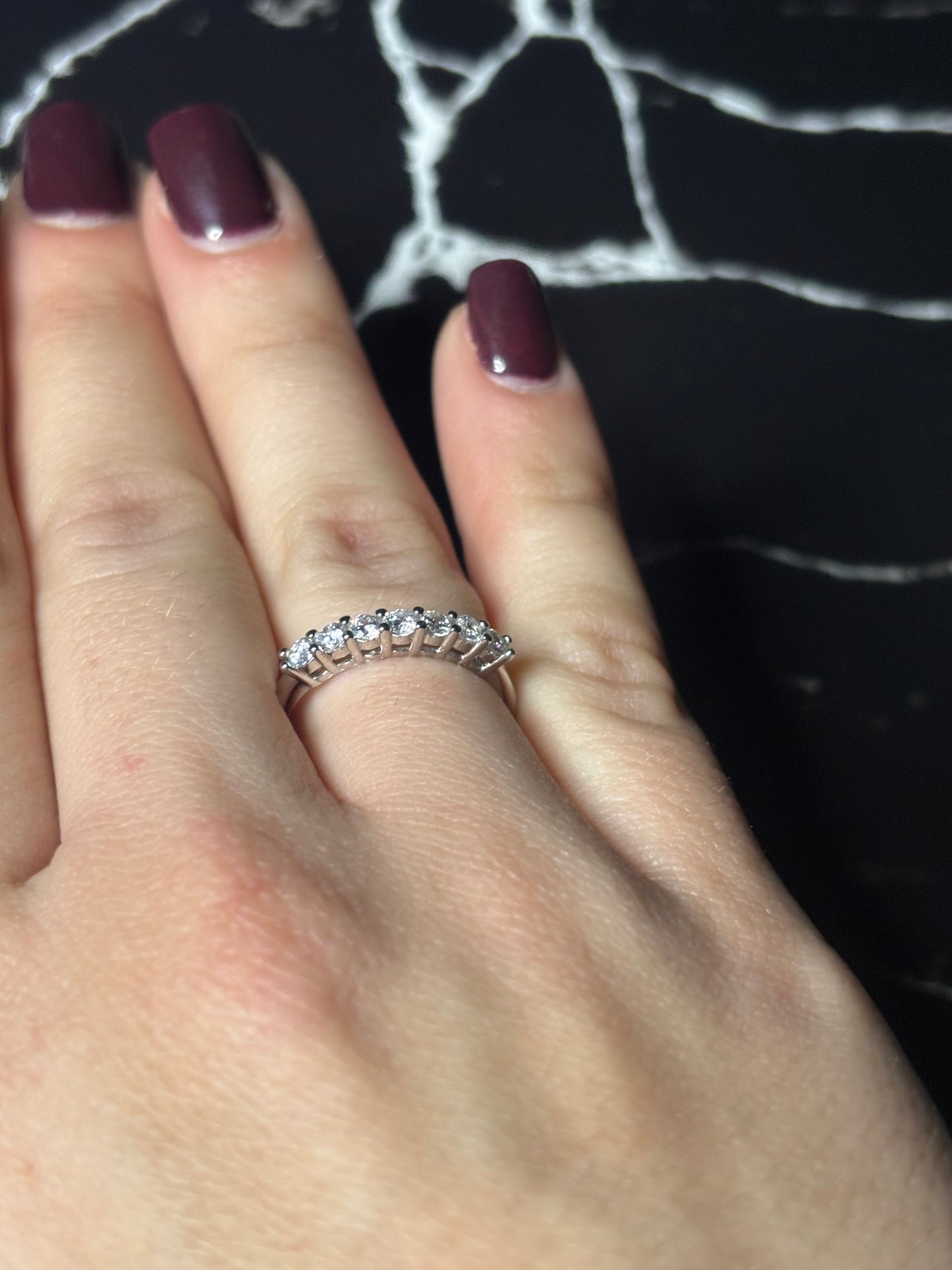 ANELLO VERETTA 7 PIETRE💎