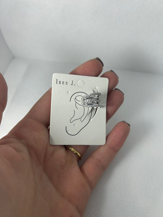 EAR CUFF RE CARLO SILVER