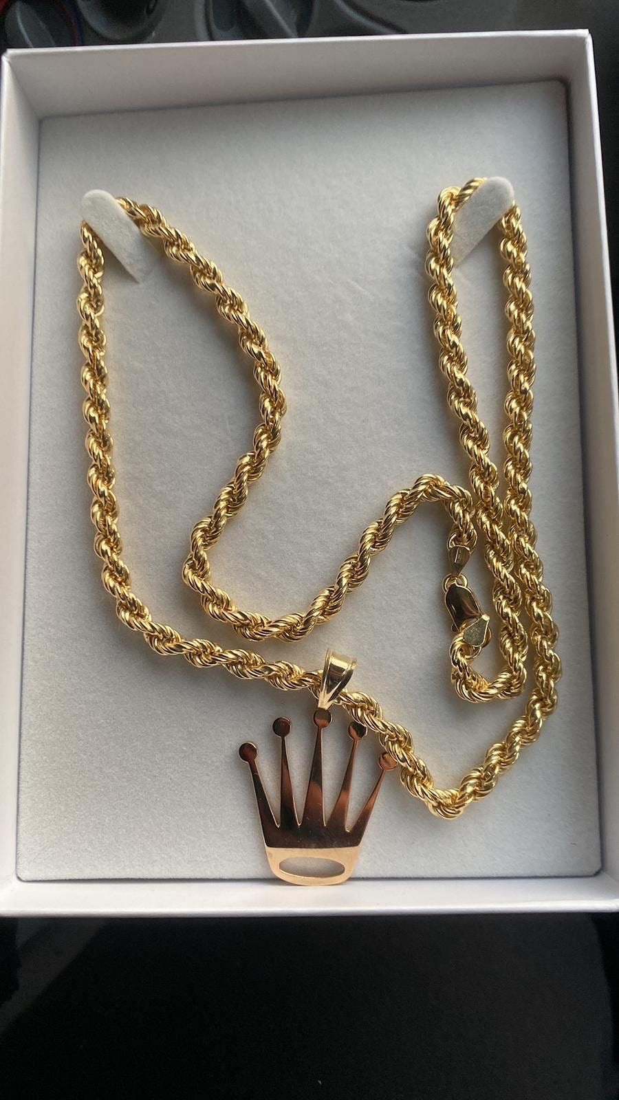 Corda 2 Misura+ Ciondolo Mod.Rolex