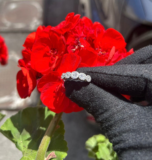 Anello MAGIC 5 Fiori Argento925