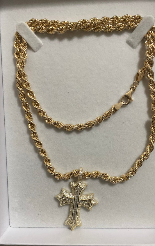 Corda 70 Cm+ Croce Simil Geolier