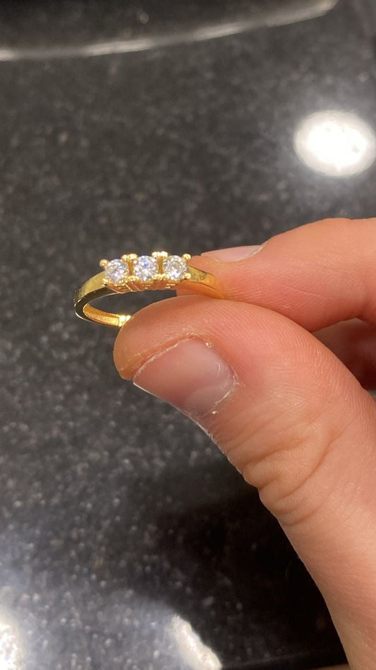 ANELLO TRILOGY ORO18KT