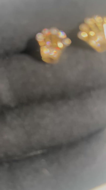 Orecchini Modello Rolex Zirconati